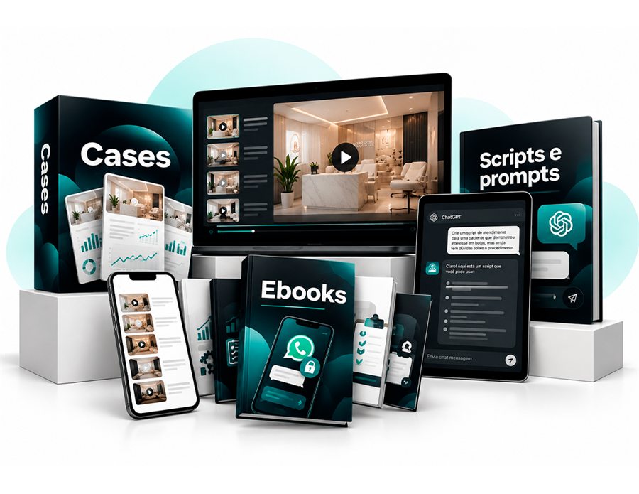 Todos os materiais da comunidade: aulas, cases, ebooks, scripts e prompts